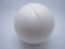 CREATIV-DISCOUNT Schneekugel, Styropor, Weiß, Minimalist, 20cm Durchmesser, 2-teilig