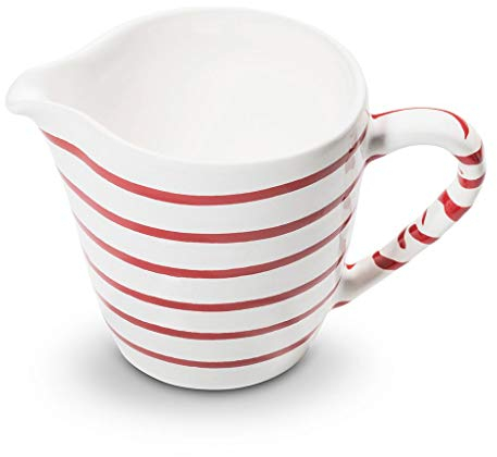 GMUNDNER KERAMIK Milchgießer Gourmet Füllmenge : 0.2 Liter Rotgeflammt Geschirr, handgemacht in Österreich