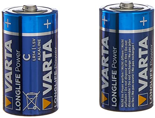Varta 46824 Longlife LR14/C (Baby) (4914) - batteria al manganese alcalino 1 5 V, Pacco da 2