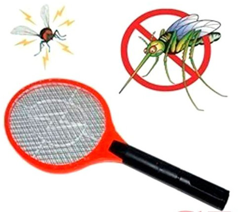 RAQUETA ELECTRICA MATAMOSQUITOS RECARGABLE MOSCAS AVISPAS INSECTOS