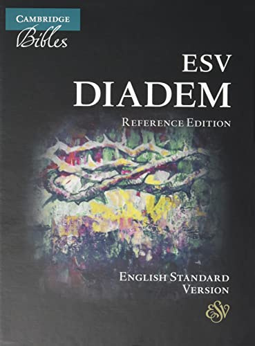 Holy Bible: Esv Diadem Reference Edition, Black Calf Split Leather, Red-letter Text, Es544:xr
