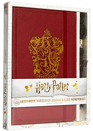 Harry Potter: Gryffindor Hardcover Ruled Journal (With Pen): Gryffindor Ruled Journal With Pen