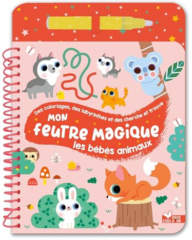 Mon feutre magique bébés animaux - avec feutre à réservoir d'eau