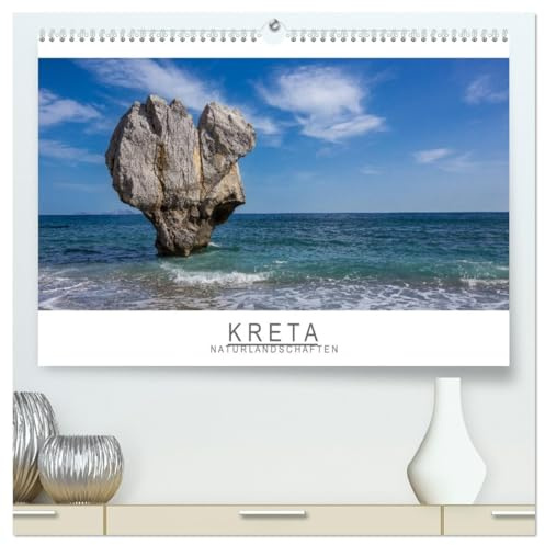 Kreta - Naturlandschaften (hochwertiger Premium Wandkalender 2026 DIN A2 quer), Kunstdruck in Hochglanz: Naturlandschaften Kretas, Griechenland (CALVENDO Natur)