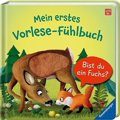 Mein erstes Vorlese-Fühlbuch: Bist du ein Fuchs? Eine erste Geschichte mit Fühlteilen für Kinder ab 18 Monaten, Kinderbuch