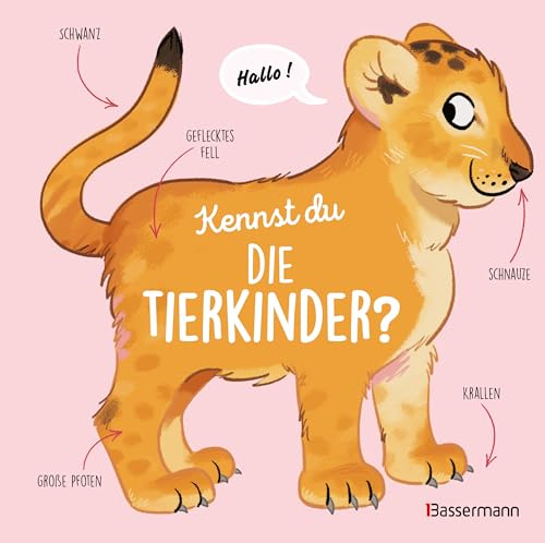 Kennst du die Tierkinder? - Sachbilderbuch für Kinder ab 3 Jahren: 10 Tierkinder - zauberhaft illustriert. Zum Kennenlernen und Liebhaben