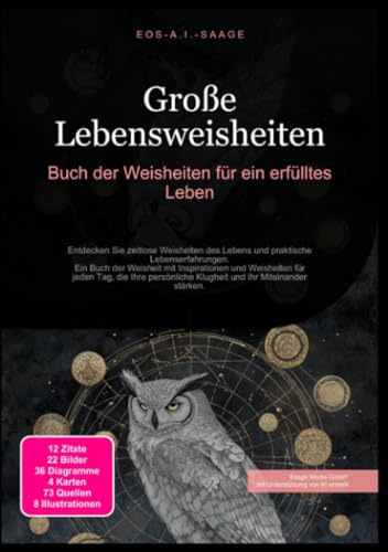Große Lebensweisheiten: Buch der Weisheiten für ein erfülltes Leben: Entdecken Sie zeitlose Weisheiten des Lebens und praktische Lebenserfahrungen. ... Klugheit und Ihr Miteinander stärken.