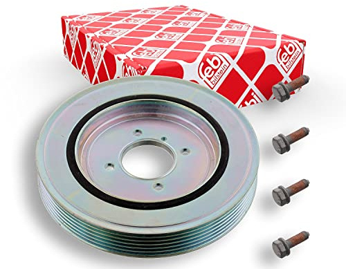 febi bilstein 33788 Riemenscheibe (entkoppelt) für Kurbelwelle, mit | Kompatibel mit: CITROËN BERLINGO / BERLINGO FIRST Großraumlimousine (MF_, GJK_, GFK_