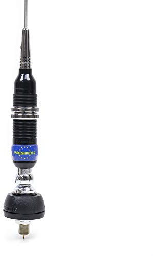 Antenna CB President Maryland, 155cm, 26-28 MHz, con supporto fisso e cavo inclusi