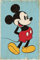 Close Up Mickey Mouse Poster Retro Blue (61cm x 91,5cm) + Ü-Poster