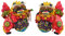 Feng Shui chinesische Foo Hunde zu Böses Energie aa303