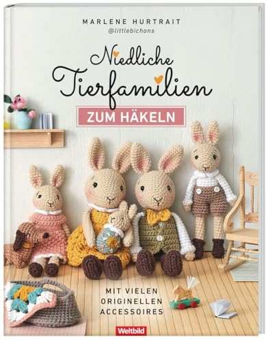 Niedliche Tierfamilien zum Häkeln