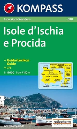 Kompass Karten, Isole d' Ischia e Procida: Wanderkarte mit Kurzführer Dt. /Ital. /Franz. /Engl. GPS-genau. 1:15000 /10000 (KOMPASS Wanderkarte, Band 680)