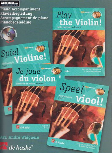 Play the Violin! Piano Accompaniment vol. 1. Enthält CD