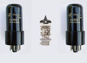 Jellyfish Audio 6V6 / 6P6P & 12AX7 Valve kit for Fender Super Champ XD or X2 guitar amps
