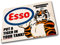 Chill Esso Oil Tiger Garage 8x6 inch VINTAGE STYLE NOSTALGIC METAL ADVERTISING WALL SIGN RETRO ART TS18