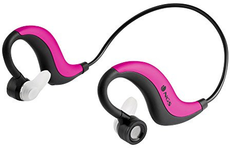 NGS Artica Runner - Auriculares de contorno de cuello, color rosa