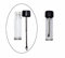 Amber Glass Snuff Vial Telescoping Telescopic Spoon Spice Bullet Snorter Bottle (Clear) Sell by FC