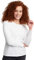 Hanes Women's Originals Long Sleeve Cotton T-Shirt, Lightweight Crewneck Tee, Modern Fit, White, M