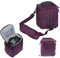Navitech Purple Headphone Carry Case/Cover/Bag for The Skull Candy Crusher/Aviator/Navigator/Hesh/Uprock/PLYR/Cassette/Lowrider/Icon