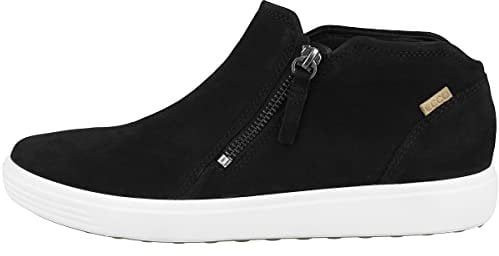 ECCO Damen Soft 7 Gtx Tie Schuhe, Black Powder, 36 EU