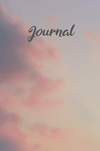 Journal: Himmel mit Wolken Sonnenuntergang Blanko Notizbuch I Malbuch I DIN A5 I 120 Seiten I Tagebuch I Skizzenbuch I Reisebericht I Ökologisch
