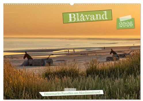Blåvand - Dänemarks Paradies am Nordseestrand (Wandkalender 2026 DIN A2 quer), CALVENDO Monatskalender: Traumhafte Bilder von den Stränden Blåvands, die Lust auf Urlaub und Meer machen (CALVENDO Orte)