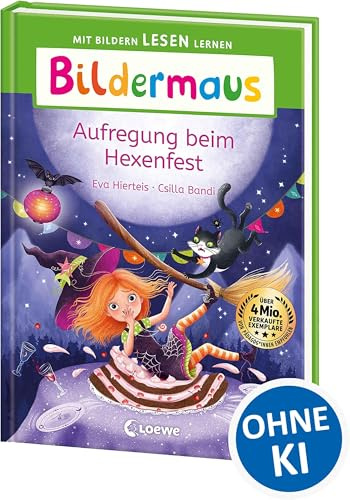 Bildermaus - Aufregung beim Hexenfest: Mit Bildern lesen lernen - Ideal für die Vorschule und Leseanfänger ab 5 Jahren - Mit Leselernschrift ABeZeh