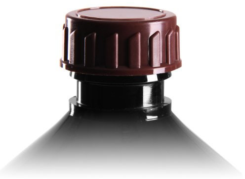 25 x Standard-Schraubverschluss - Farbe: Braun - Gewinde 28 mm - für Euro-Medizinflaschen und PET Flaschen / Schraubverschluss / Schraubverschlüsse / Drehverschluss / Drehverschlüsse / Verschluss / Verschlüsse / Verschluß / Schraubverschluß