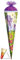 Schultüte - Einhorn 50 cm - mit Tüllabschluß - Zuckertüte Roth Einhörner Pferd Pferde Tier Tiere Blumen Blume Unicorn