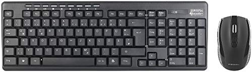 GeneralKeys Funktastatur: Pearl Edition Funk-Tastatur- und Maus-Kombination, 2,4 GHz, QWERTZ (Funkmaus und Tastatur, Tastatur Set, Wireless-Set:)