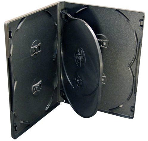 Vision Media - 6 Way Nero Multi DVD/CD Case (10pcs) 14mm Dorso