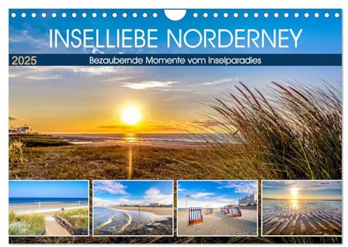 INSELLIEBE NORDERNEY (Wandkalender 2025 DIN A4 quer), CALVENDO Monatskalender: Bezaubernde Momente vom Inselparadies (CALVENDO Natur)