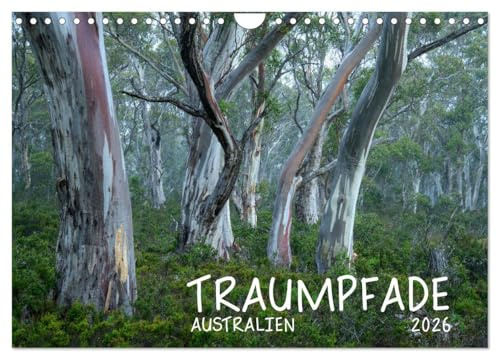 Traumpfade Australien (Wandkalender 2026 DIN A4 quer), CALVENDO Monatskalender: Traumpfade Australien mit Aborigines Rock Art Fotokalender Erleben Sie ... in unserem Fotokalender. (CALVENDO Orte)