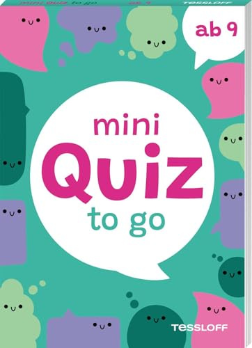 Mini Quiz to go. Ab 9 Jahren | 40 Fragen mit viel Allgemeinwissen | Von Rätselkönig Stefan Heine | Im praktischen Mini-Format: Spannende Quizfragen ... testen! (Mal- und Rätselbücher)