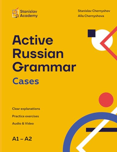 Active Russian Grammar Cases: A1 - A2 workbook with tables