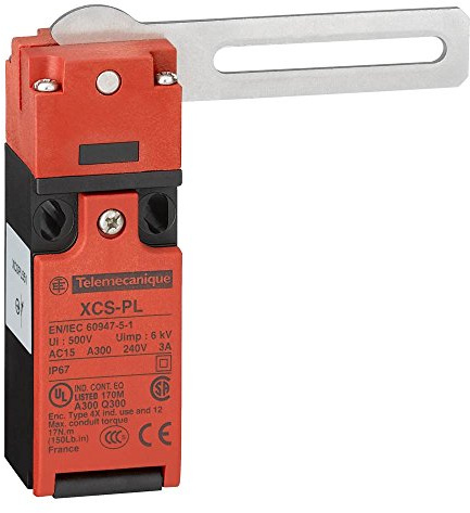 Schneider Electric XCSPL561 Safety Switch DP Pg11, Safety Switch Xcspl - Straight Lever - To Right Or To Left - 1Nc+1No -Pg11, Part Number
