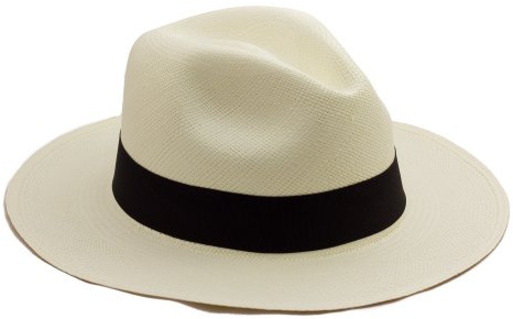Tumia LAC Genuine Hand Woven Fedora Panama Hat - Rollable