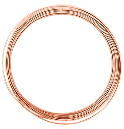 Vaessen Creative Filo di Ferro Modellabile Piatto da 5 m x 1 mm x 3,5 mm Orange Copper – Filo Flessibile per Creazioni Floreali, Realizzazione di Gioielli e Modellismo