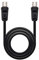 CABLE ANTENA NANOCABLE COAXIAL MACHO A COAXIAL HEMBRA 1.8METROS NEGRO 10.26.0202