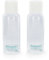 Beauty In The Air - Lot de 2 Flacons à Remplir - Idéal pour les Voyages - Plastique Transparent & Résistant - Réutilisable