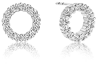 SIF Jakobs Damen-Ohrstecker 925 Sterlingsilber SJ-E337-CZ