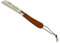 Au sabot 201161 Couteau L'armor, Lame Pied de Mouton Acier INOX 12C27, Manche 10,5 cm Bois Teck avec médaillon « Triskell »