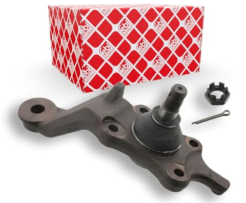 febi bilstein 43097 Traggelenk mit Kronenmutter und Splint, 1 Stück | Kompatibel mit: TOYOTA 4 RUNNER III, LAND CRUISER 90