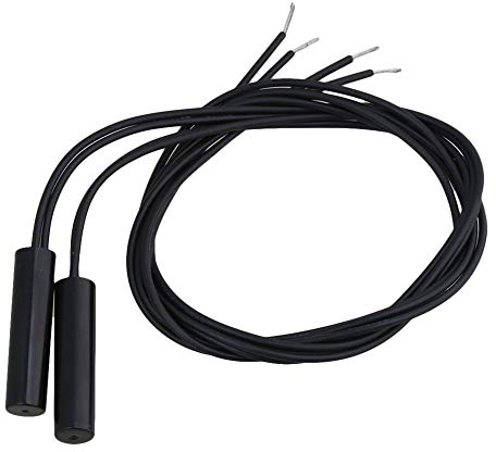 BQLZR Magnetischer Näherungsschalter für Reed-Sensoren mit zylindrischer Kunststoffbefestigung, 2er-Packung
