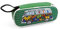 BRISA VW Collection Stifte-Schlamper-Feder-Schreibwaren-Mäppchen im VW T1 Bulli Bus Design Unisex (Love Bus/Grün)