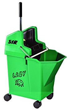SYR 990792 Lady Mopping Combo with 2 Plastic Castor, Green