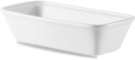 Churchill Super Verglastes ca948 counter-serve Rechteckige Auflaufform, weiß (4 Stück)