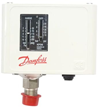 060-113366 | DANFOSS KP35 PRESSURE SWITCH SETTING RANGE -0.2 TO 7.5 BAR, DIF 0.7 TO 4.0 BAR
