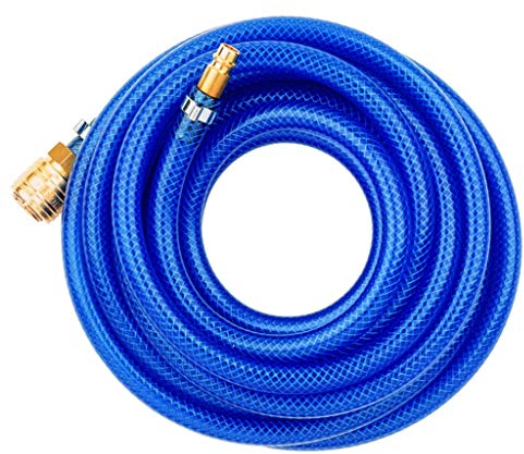 Schneider airsystems Druckluftschlauch PVC, Länge 5 Meter, Schlauch mit Gewebeeinlage, Druck max. 15 bar
